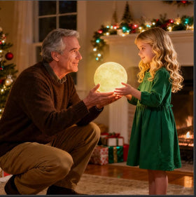 CPLA Moon Lamp 6-inch diameter ideal for desks or shelves