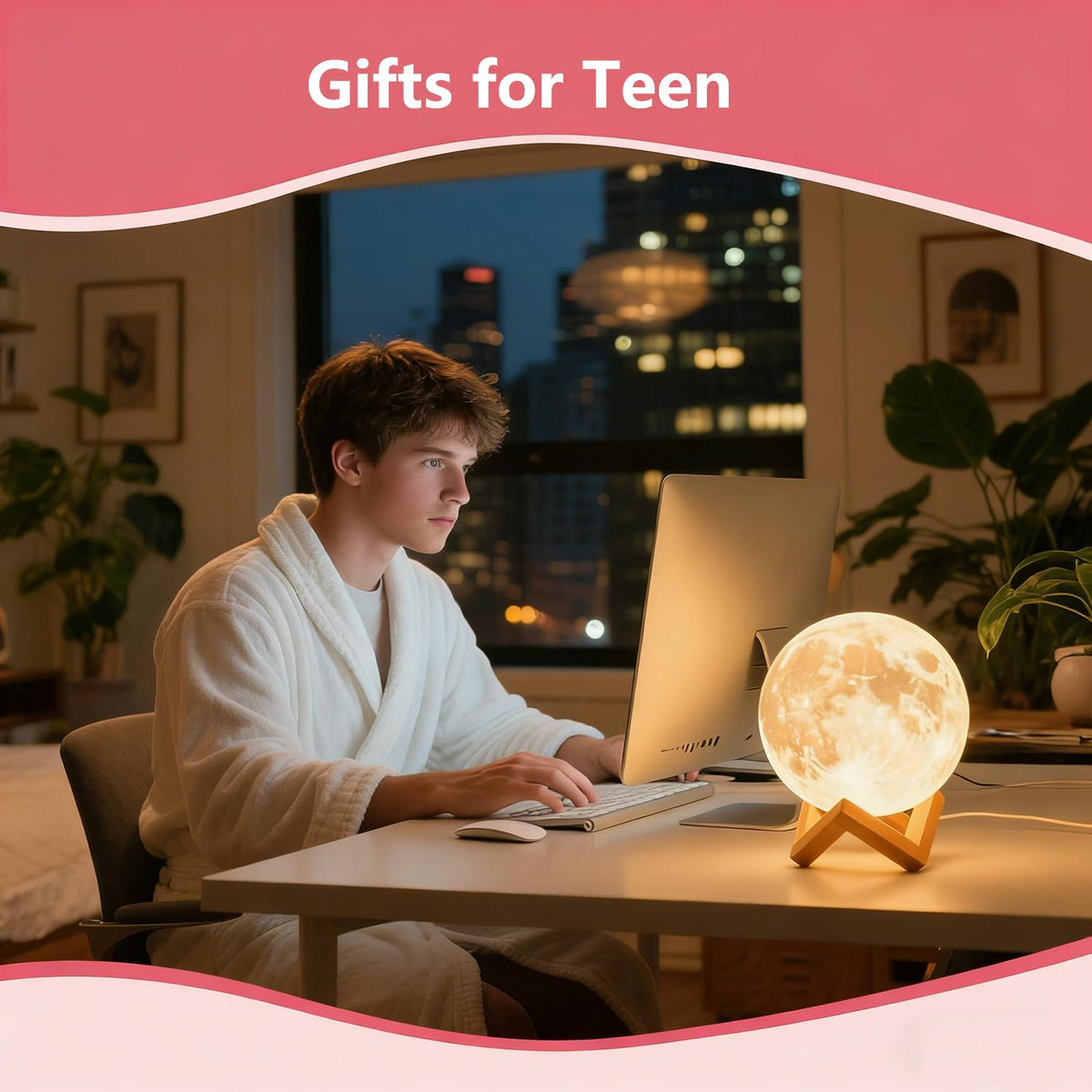 CPLA Moon Lamp gift packaging ready for birthdays and celebrations
