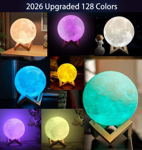 CPLA Moon Lamp USB Type-C charging for fast, convenient power