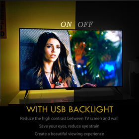 CPLID USB TV Backlight remote control shows wireless RGB color options.