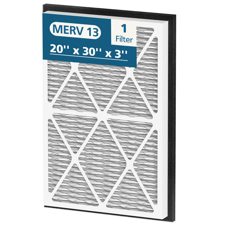 CPLIKE 20x30x3 MERV 13 filter ready for home HVAC replacement