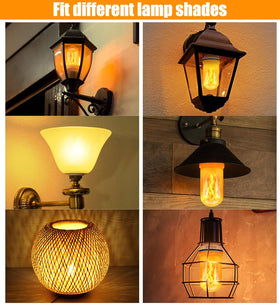 CPPSLEE LED flame bulb in chandelier delivers cozy, flickering light