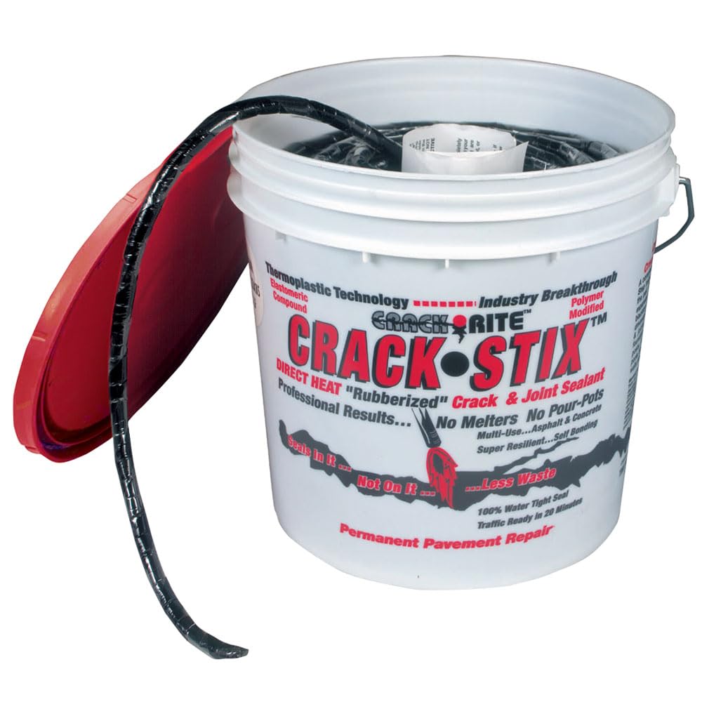 CRACK STIX 125ft half-inch blacktop crack filler ready for asphalt repair
