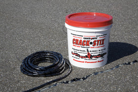 CRACK STIX applied on a concrete crack showing versatility