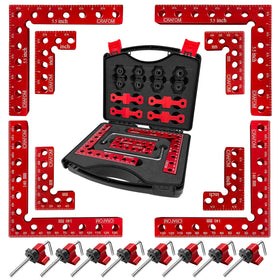 Crafom corner clamp 3in set ensures precise 90-degree alignment for small frames.