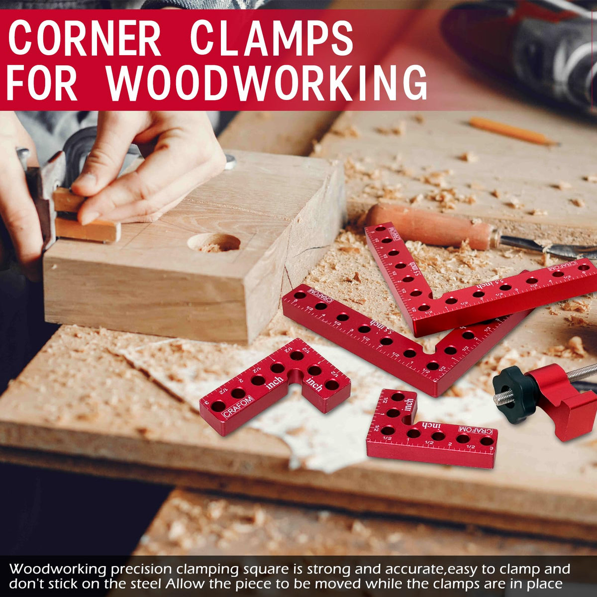 Crafom aluminum clamps are durable and corrosion resistant for extended use.