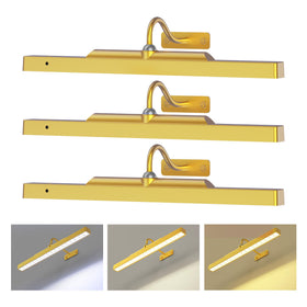 Craftersmark 16in picture light bar evenly illuminates artwork for gallery displays.