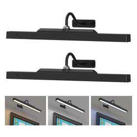 Craftersmark 2Pack Picture Light with magnetic attachment enables quick, tool-free mounting for art.