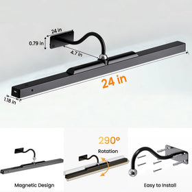 Craftersmark drill-mount installation ensures sturdy, permanent wall mounting.