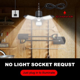 Craftersmark dusk-to-dawn feature turns on at night for efficiency.