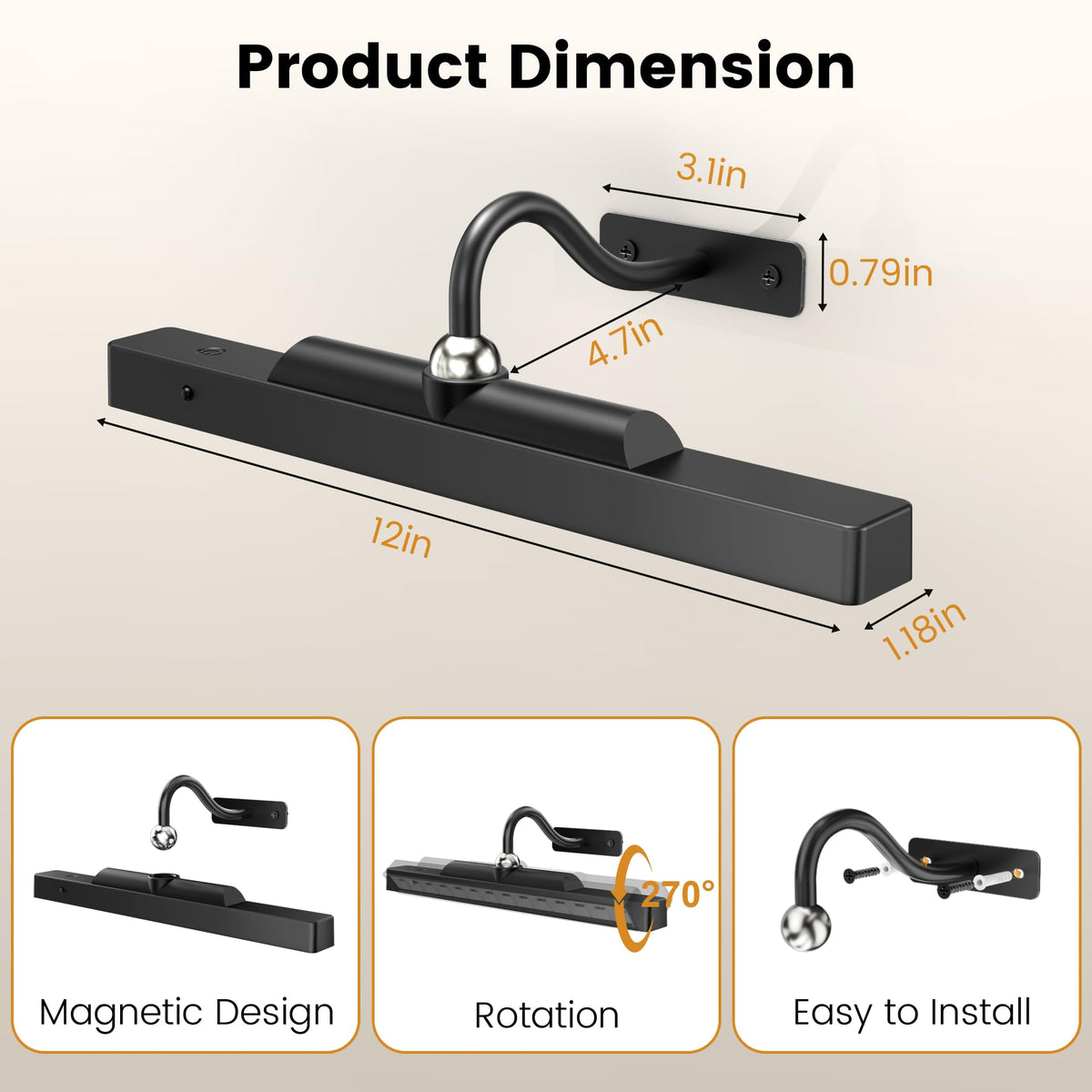 Craftersmark Gallery Light 3 Pack features a slim, discreet bar that blends with frames.