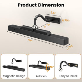 Craftersmark Gallery Light 3 Pack features a slim, discreet bar that blends with frames.