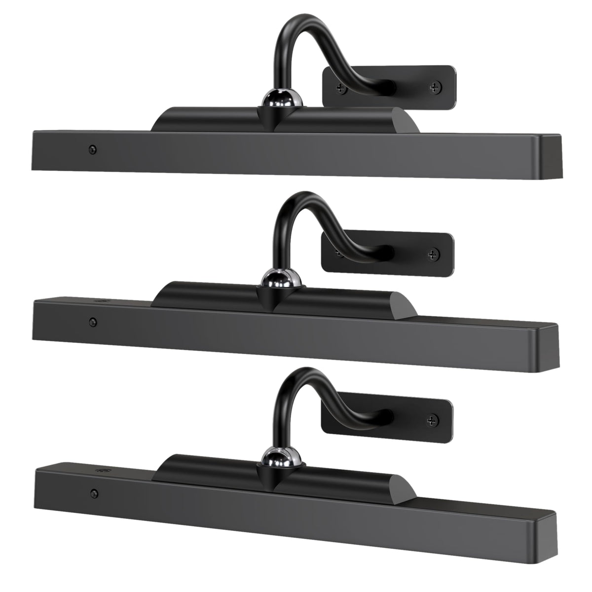 Craftersmark Gallery Light 3 Pack wall-mounted setup highlights artwork with clean, focused illumination.