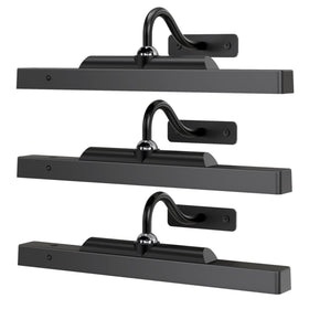 Craftersmark Gallery Light 3 Pack wall-mounted setup highlights artwork with clean, focused illumination.