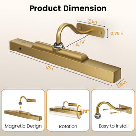 Craftersmark Gallery Lights 24-inch model covers big displays efficiently.
