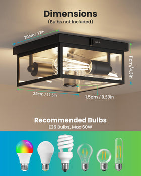 Craftersmark metal and tempered glass housing combines durability with modern style
