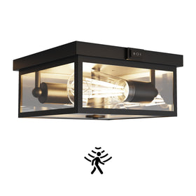 Craftersmark outdoor ceiling light with motion sensor illuminates porches automatically