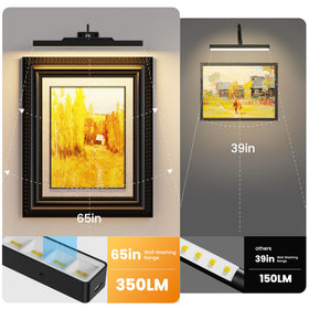 Craftersmark picture light remote control enables hands-free studio setup.