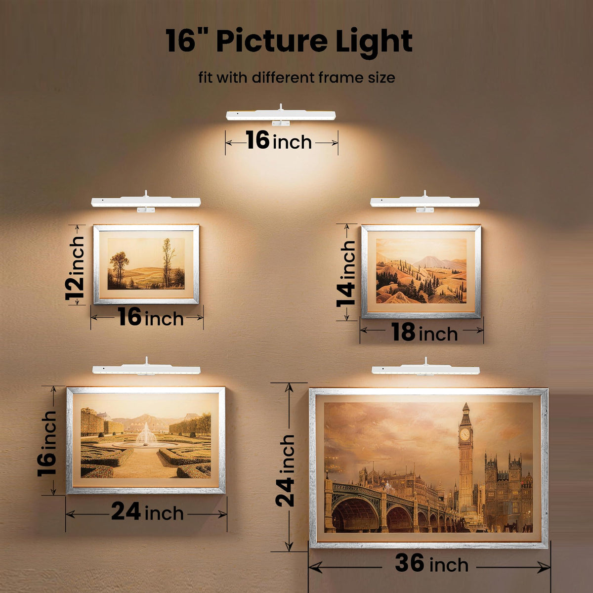 Craftersmark picture light suits galleries, portraits, and family art displays.