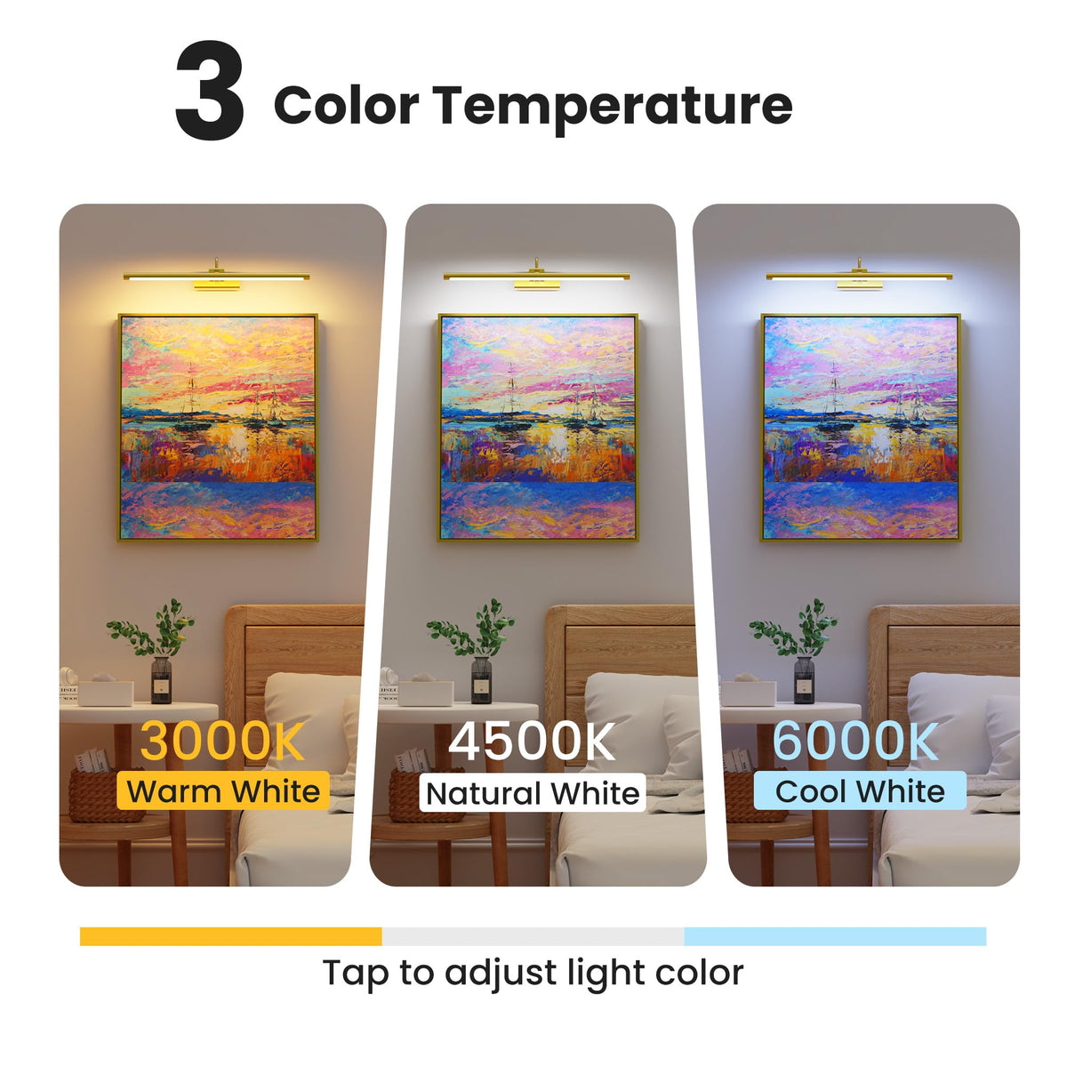 Craftersmark wireless light with remote control enables easy adjustments.