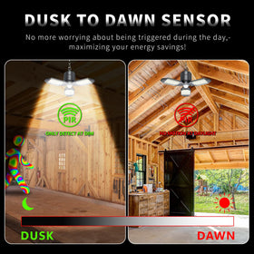 Craftersmark upgraded PIR sensor detects motion for hands-free light.