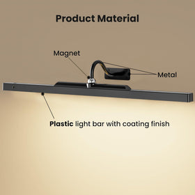 Craftersmark wall sconce highlights mirrors and posters with focused illumination.