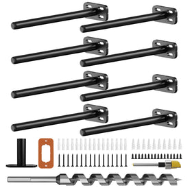 Crafterspirit 8-inch invisible bracket backplate provides a clean hidden shelf support.