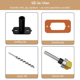 Crafterspirit adjustable elliptical track ensures precise stud alignment
