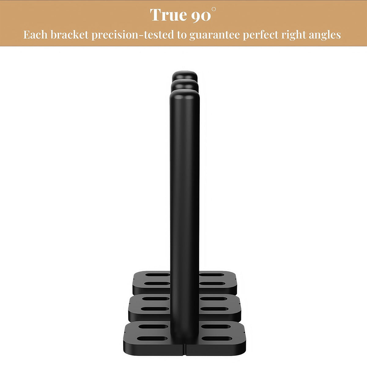 Crafterspirit eight-pack bracket set supports heavy loads with stability.