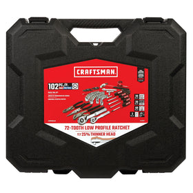 CRAFTSMAN 102-piece tool kit tape measure and utility knife