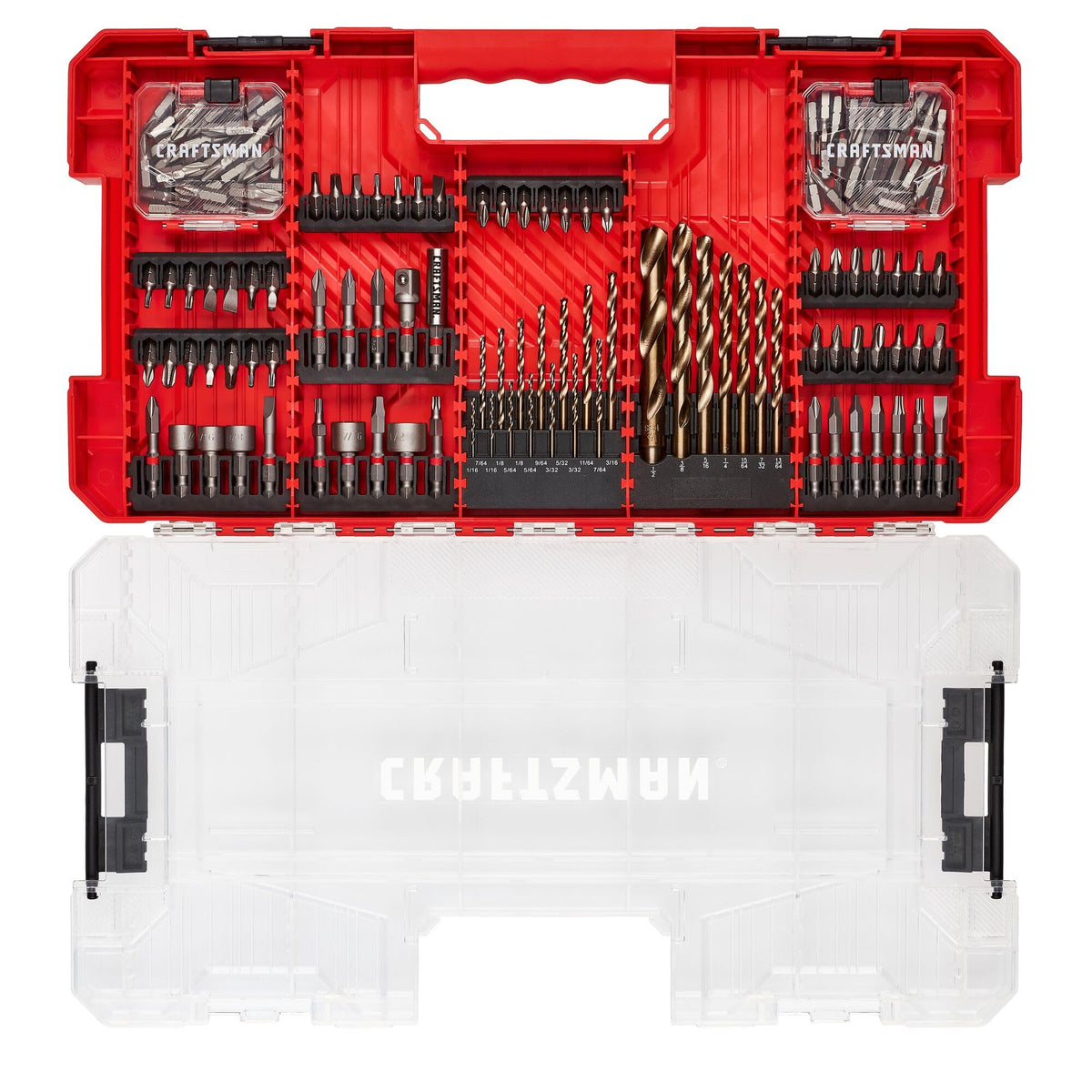Craftsman 140pc bit tips deliver precise fit and reduced cam-out