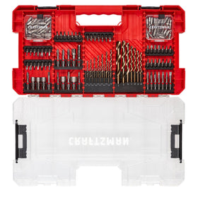 Craftsman 140pc bit tips deliver precise fit and reduced cam-out