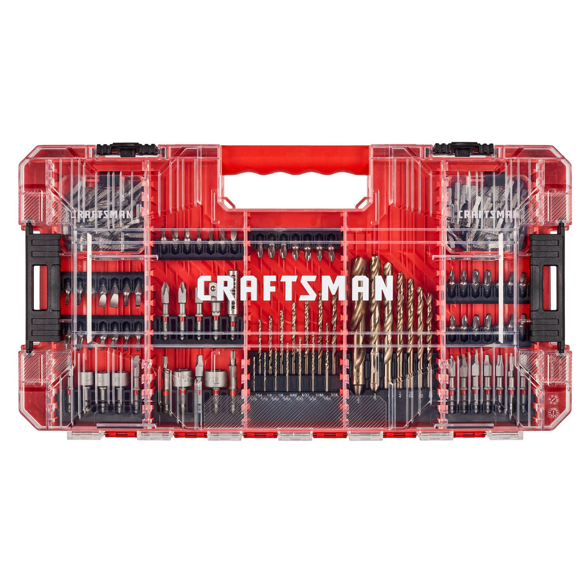 Craftsman 140pc impact bit set case for organized storage
