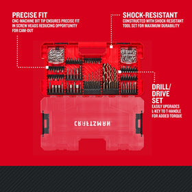 Craftsman 140pc magnetic bit holder keeps bits secure