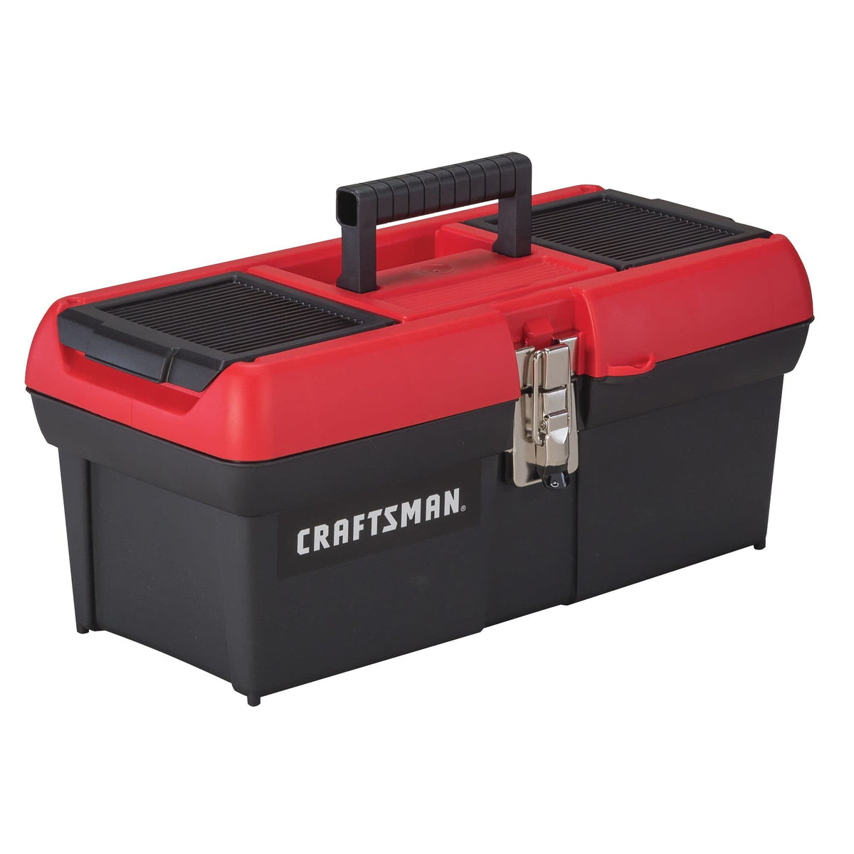 CRAFTSMAN toolbox interior with removable tray for organizing small parts and tools.