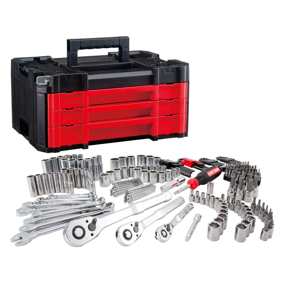 Craftsman 230-piece tool set in a box for organized garage tasks