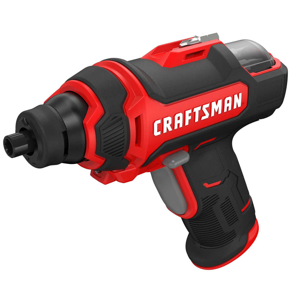 Craftsman 4V screwdriver with onboard magnet that holds screws.