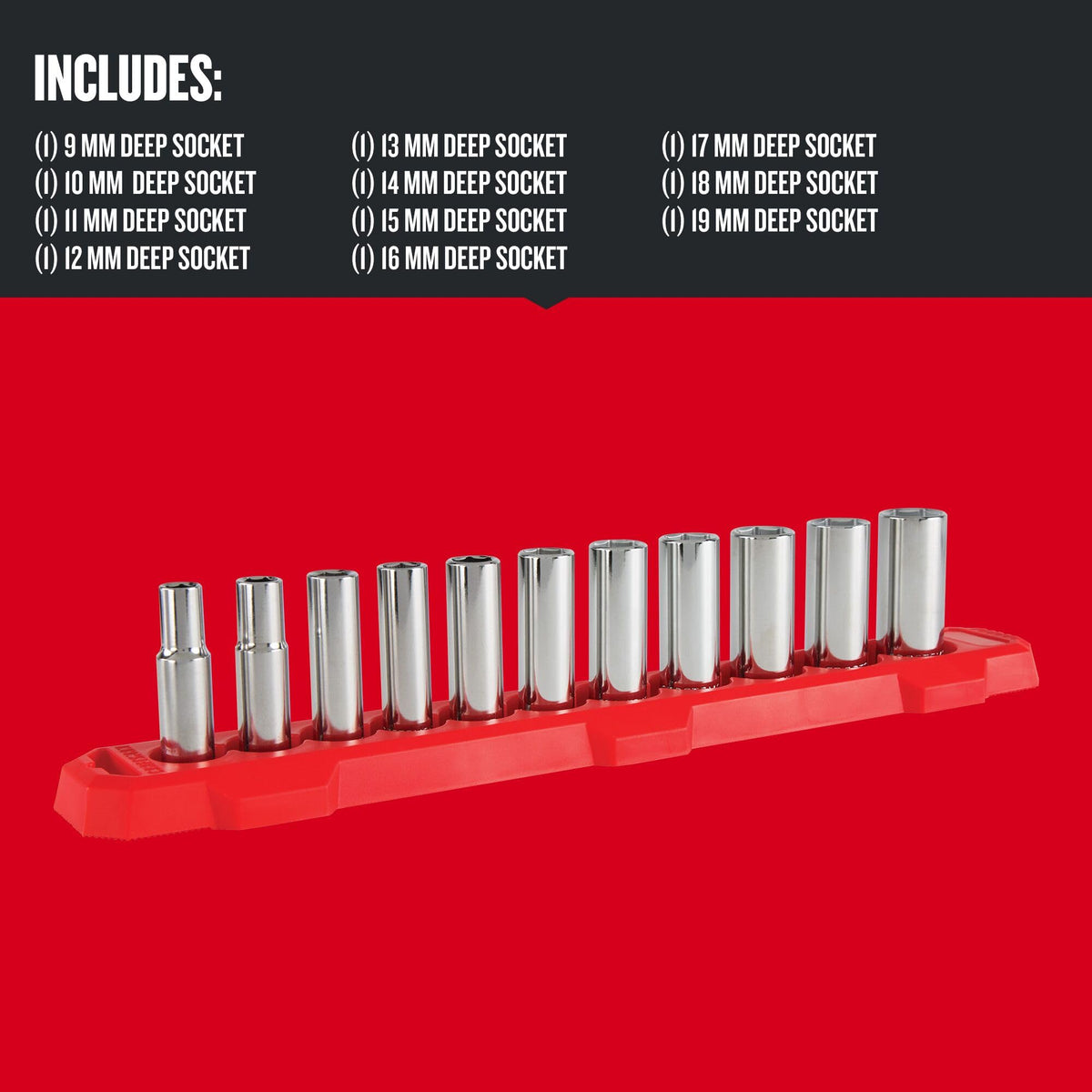 Craftsman 6-point deep metric socket for better access
