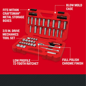 CRAFTSMAN 72-tooth ratchet close up showing smooth 5 degree swing.