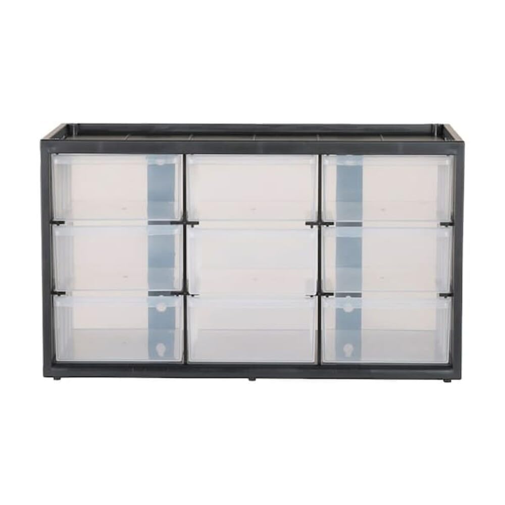 CRAFTSMAN 9-compartment bin drawers visible for quick small parts sorting.