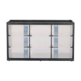CRAFTSMAN 9-compartment bin drawers visible for quick small parts sorting.