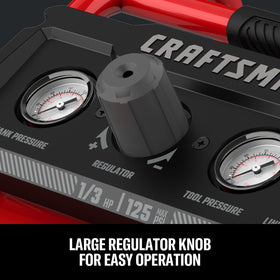 CRAFTSMAN oil-free pump reducing maintenance and mess