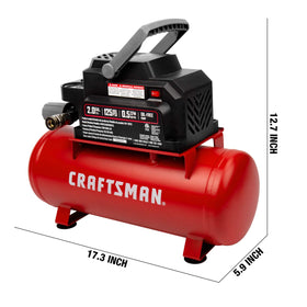 Craftsman CMXECXA0200243 quick-coupler detail enables fast tool connections