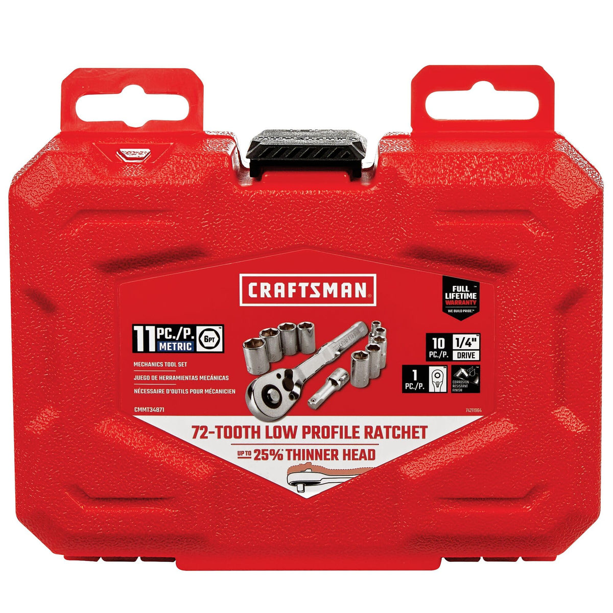 Craftsman blow-mold case keeps tools organized for on-site jobs