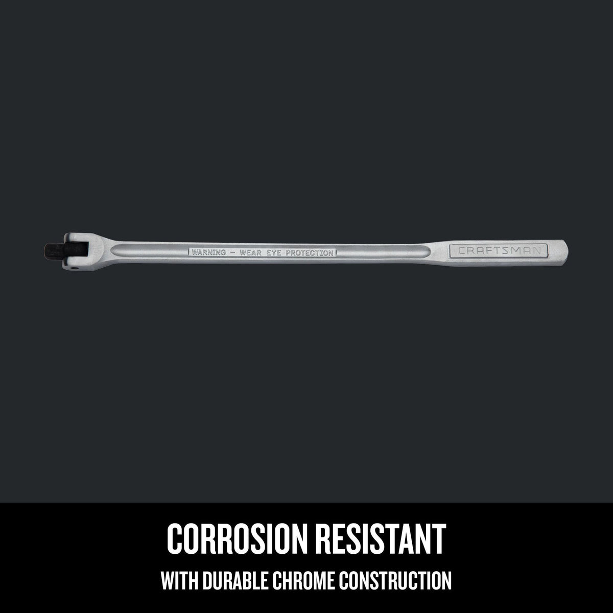 Craftsman long-leverage breaker bar increases turning power