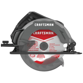 CRAFTSMAN circular saw bevel capability up to 45 degrees for precise angled cuts.