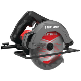 CRAFTSMAN circular saw with 7-1/4-inch carbide blade for fast, clean cuts.