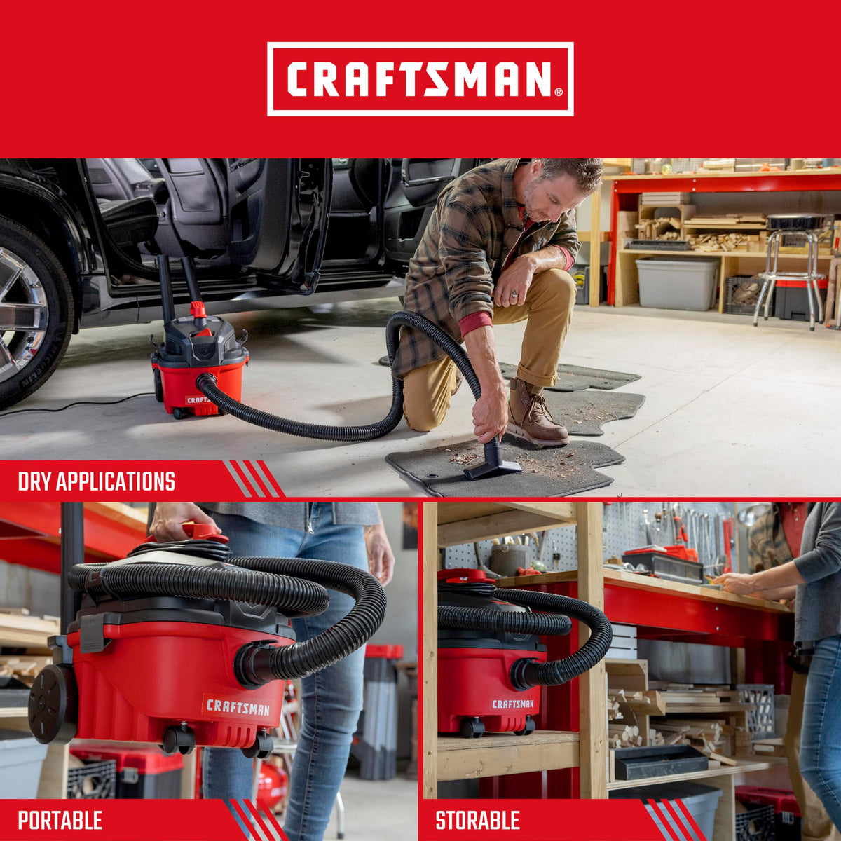 CRAFTSMAN CMXEVBE17040 extension wands reach tight spaces efficiently.
