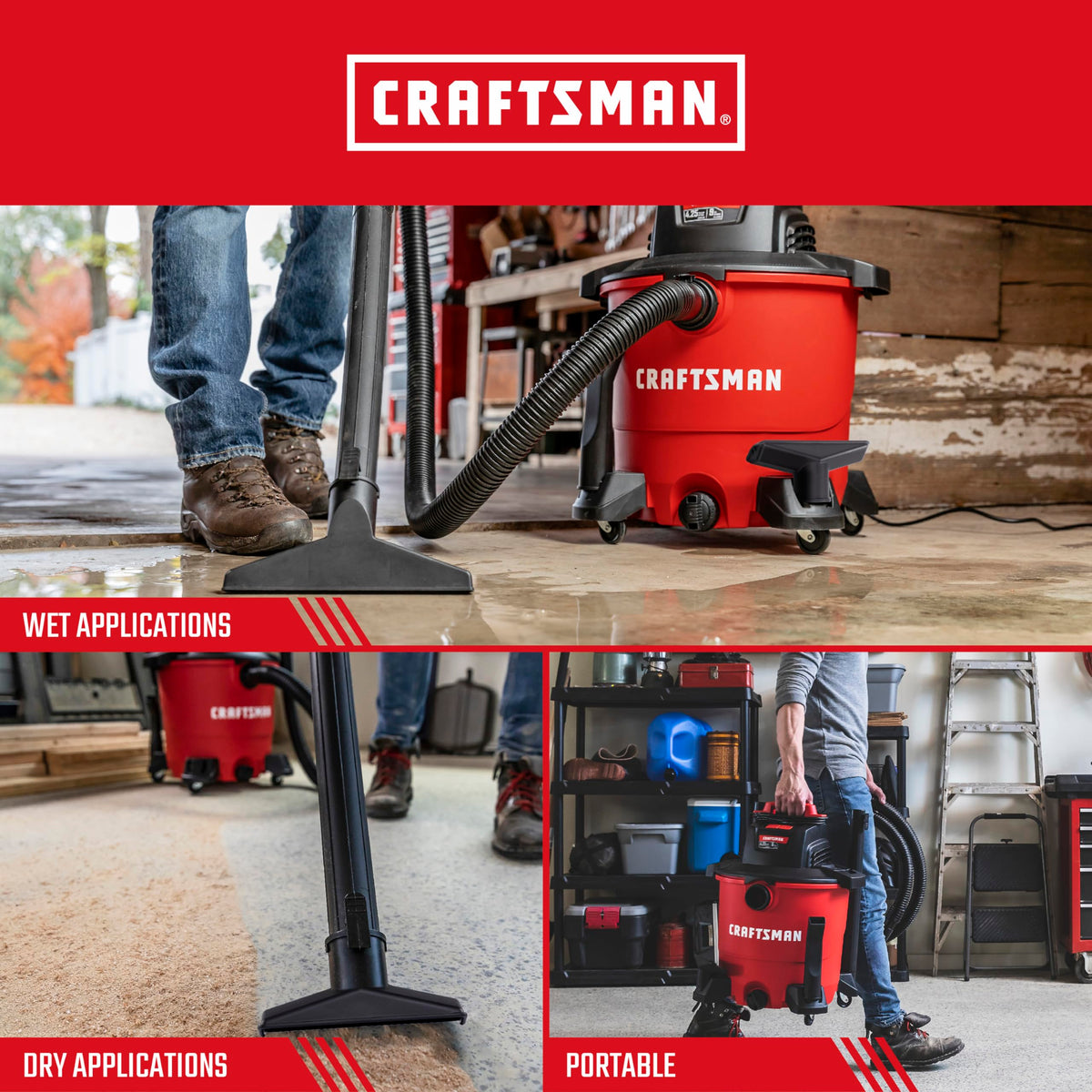 CRAFTSMAN CMXEVBE17590 oversized drain for quick liquid emptying