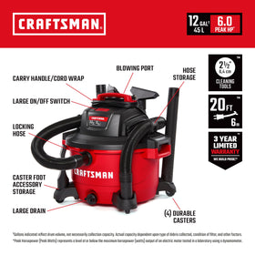 CRAFTSMAN CMXEVBE17594 dual-flex hose provides flexible reach and anti-kink performance
